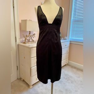 Vintage Victorias Secret Black Very Sexy Slip Dress Gown